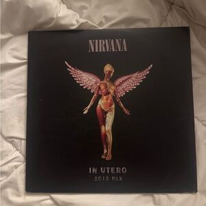 NIRVANA Black Vinyl with Pink and Gold Angel Artwork